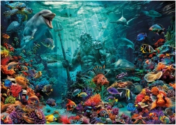 Sestavljanka Pozejdon na koralnem grebenu 1000 koščkov