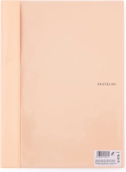 hitri fascikel a4 pvc s sprednjim prozornim žepom pastelini mareličen