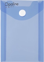 Ovitek z gumbom A7 pokončno Opaline moder