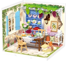 RoboTime 3D lesena miniatura Poletna veranda