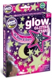 Svetleče bleščeče zvezdice GLOW GLITTER STARS
