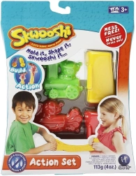 Skwooshi akcijski komplet za kreativno modeliranje za otroke 3+