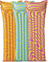 Napihljiv ležalnik z barvnim potiskom