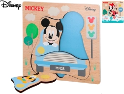 Lesene sestavljanke DISNEY Mickey in Minnie za najmlajše (4 kosčki)