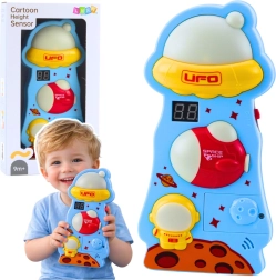 Interaktivni otroški merilec rasti z lučmi in zvoki