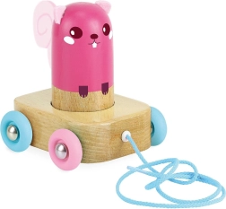 Vlečna igrača in ropotuljica veverica VILAC