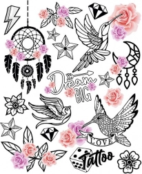 Prenosne nalepke Kolibri Velik List