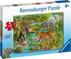 Ravensburger puzzle Živali Indije 60 koščkov