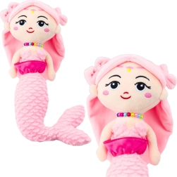 Prisrčna roza plišasta morska deklica 32cm