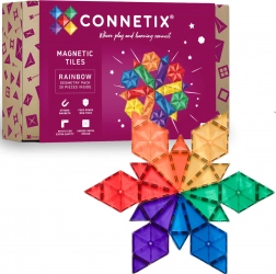 Connetix Rainbow Geometry Pack magnetne sestavljanke 30 kosov