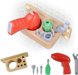 Masterkidz orodje z vrtalnikom in 8 elementi za znanstveno-kreativno ploščo STEM