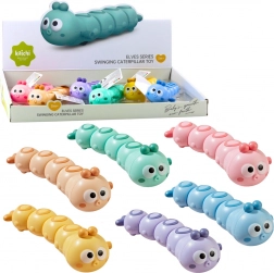 Navijalna vozeča gosenica – barvita otroška igrača