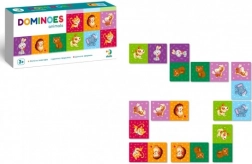 Domine z živalmi – 28 kosov, družabna igra za otroke