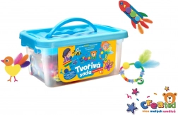 ustvarjalni komplet v plastičnem zabojčku 26 × 12 cm