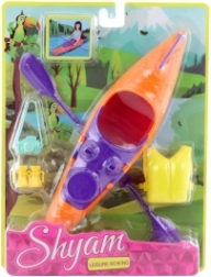 Kajak za punčko z dodatki