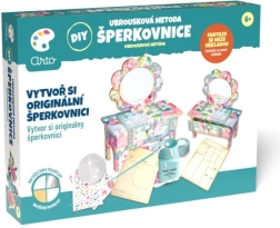 Arto diy lesena škatlica za nakit – servietna tehnika (decoupage)