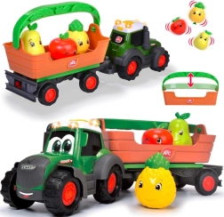 Interaktivni traktor Fendt z odstranljivo prikolico in sadjem