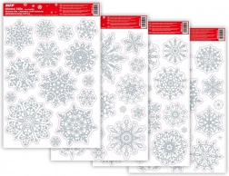 Božične okenske folije z bleščicami 20x30 cm