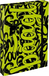 Baagl mape za šolske zvezke A4 Jumbo – Limetna