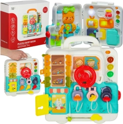 Montessori senzorična manipulativna tabla z medvedkom