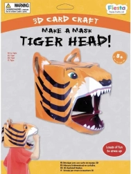 Kreativni set 3D maska Tiger Fiesta Crafts