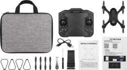 Zložljiv dron v upravljalnik z Wi‑Fi kamero 720p in daljinskim upravljanjem