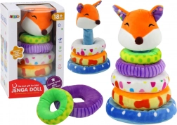 Plišasta izobraževalna piramida z lisico 27 cm