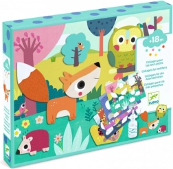 Djeco prva kolažna ustvarjalna igra za najmlajše – živalice