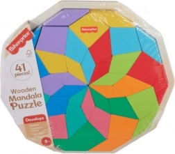 Lesena sestavljanka Mandala Fisher-Price