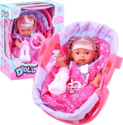 Punčka z nosilko in dodatki