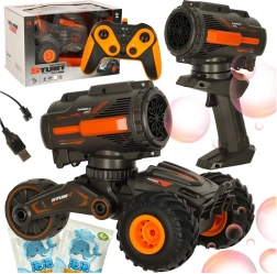 RC kaskaderski avto z puhalnikom mehurčkov na daljinsko upravljanje