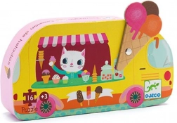 Sestavljanka Sladoled se pelje - DJECO - 16 koščkov