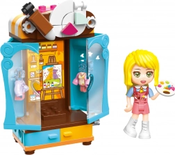 Qman UNA Series slikarkin garderobni omarici gradbeni set