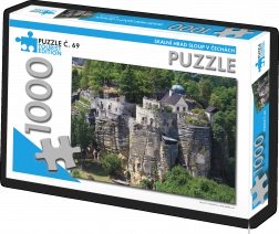 Turistični Puzzle Skalni grad Sloup v Češkah 1000 kosov