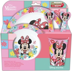 Plastični jedilni komplet MINNIE, 5 kosov