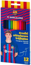 Trikotni barvice ASTRA, 12 kosov, FC Barcelona