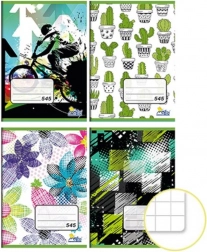 Šolski zvezek A5 karo Teenage mix