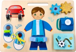 Lesena aktivna plošča za otroke