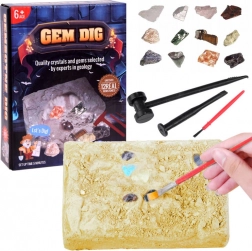 Arheološki komplet – izkopavanja z dragimi kamni za otroke