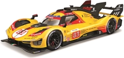 bburago 1:18 ferrari 499p lmh št. 83 24h le mans 2024 v zaščitnem hard case ohišju