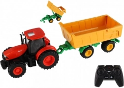 Traktor ZETOR z vozom na daljinsko upravljanje, 42 cm, 2,4 GHz, luči in zvok, polnilni akumulator