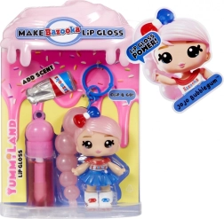 Punčka Yummiland Lip Gloss Jojo Bubblegum – punčka za izdelavo dvobarvnega glosa za ustnice