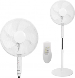 Stoječi ventilator 45 W – 3 načini, 5 lopatic, časovnik, daljinsko upravljanje