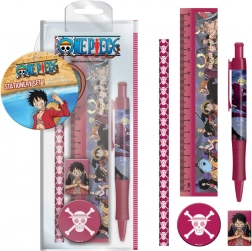 Šolski set ONE PIECE v plastičnem etuiju