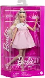 Barbie deluxe manekenka z mašno obleko