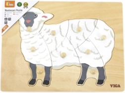 Lesena montessori vstavljanka – ovca VIGA