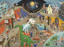 Ravensburger puzzle Muzej prirodoslovja XXL 200 kosov