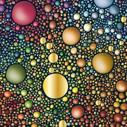 Kvadratne sestavljanke Curiosi Q Gold – vzorec II, 72 koščkov