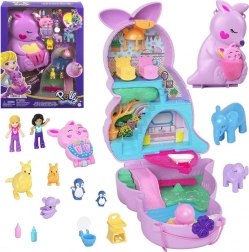 Polly Pocket torbica s kenguru – zložljiv igralni set s figuricami