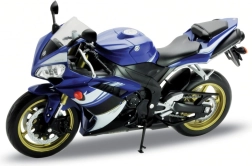 Welly motorno kolo Yamaha YZF‑R1 1:10 modra